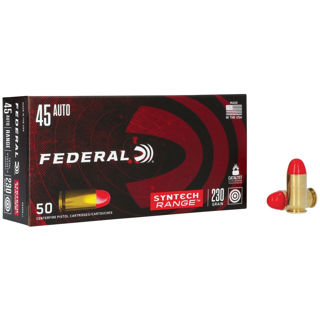 Federal FED SYNTECH 45ACP 230GR TSJ 50/500
