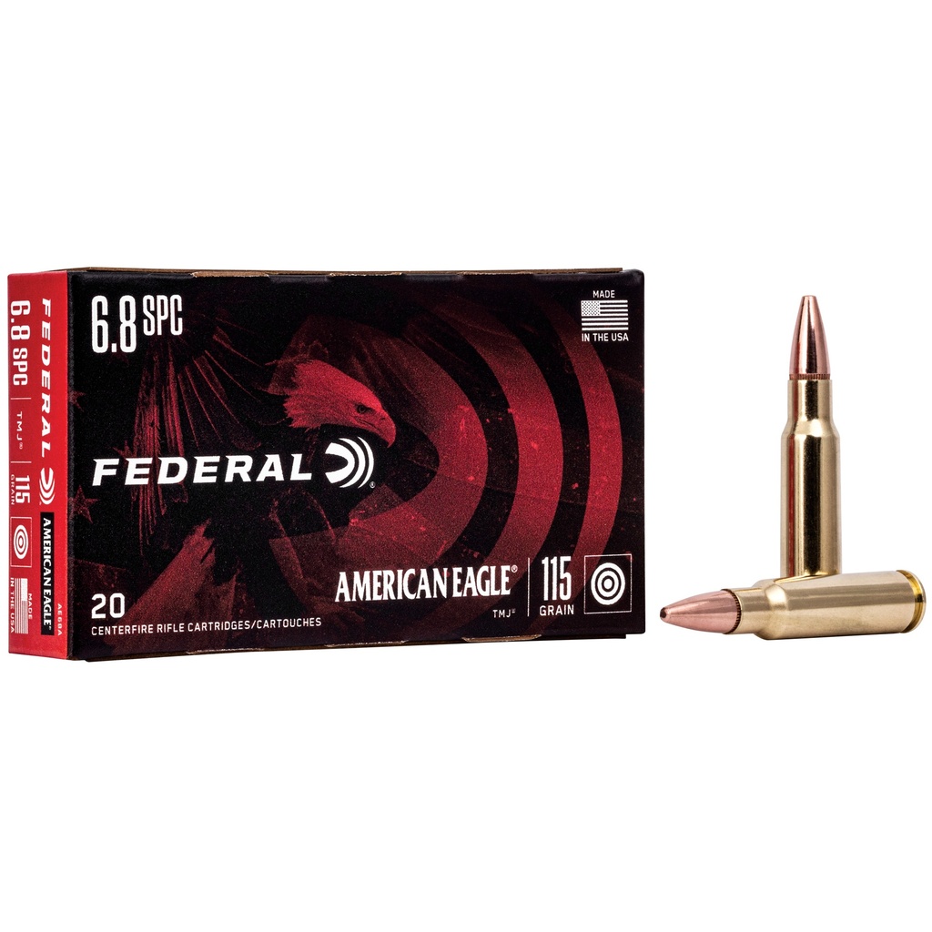 Federal FED AE 6.8SPC 115 FMJ 20/200