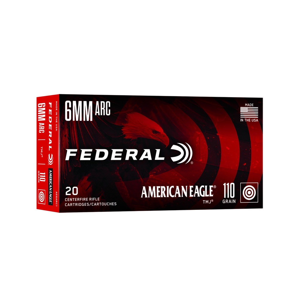 Federal FED AM EAGLE 6MMARC 110GR TMJ 20/200
