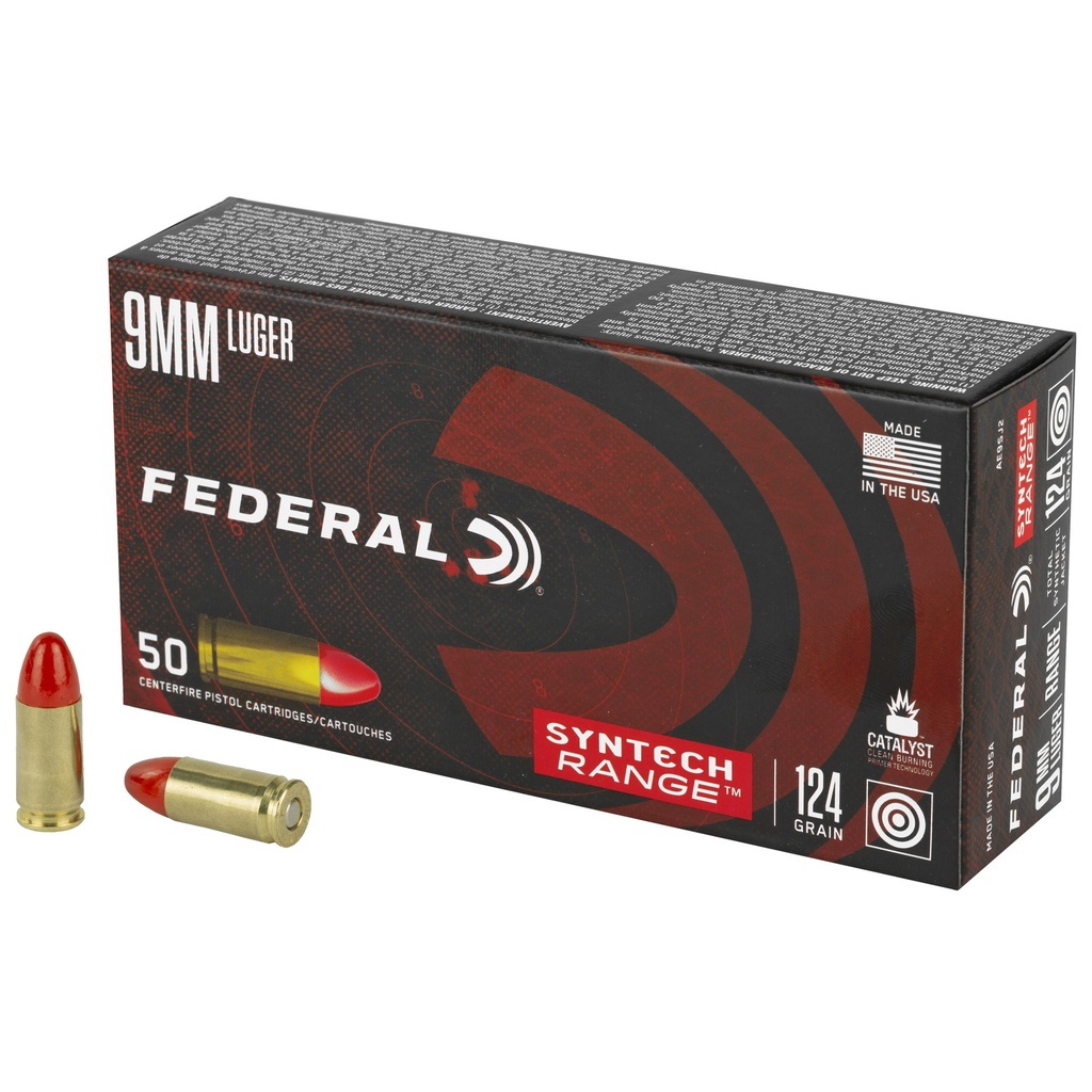 Federal FED AE 9MM 124GR TSJ 50/500