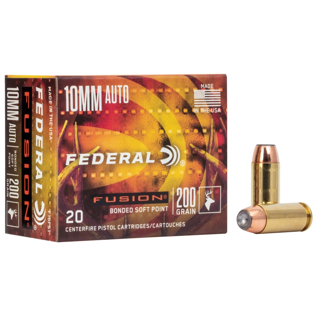Federal FED PRM FUSION 10MM 200GR SP 20/200