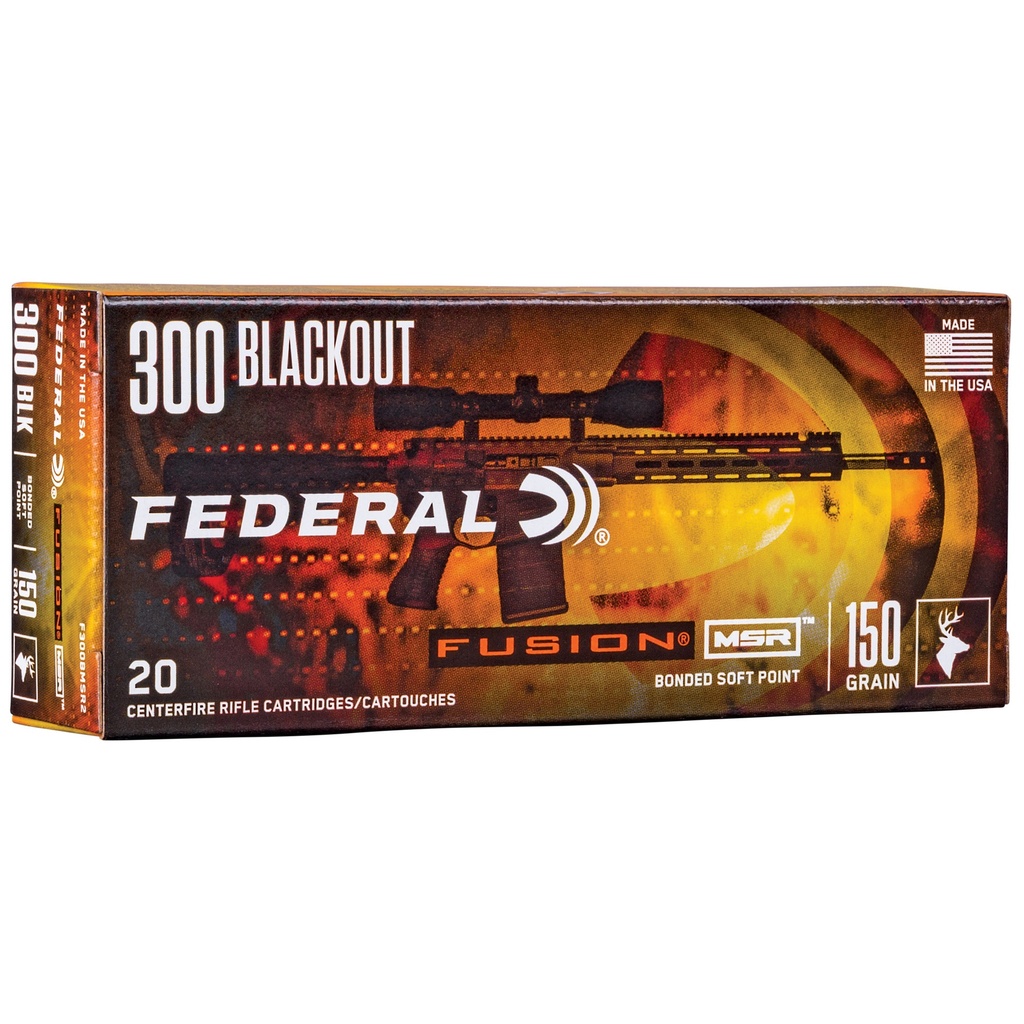 Federal FED FUSION MSR 300BLK 150GR 20/200