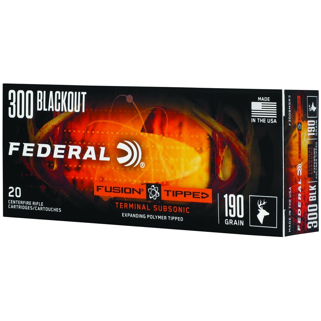 Federal FED FUSION TIP 300BLK 190GR 20/200