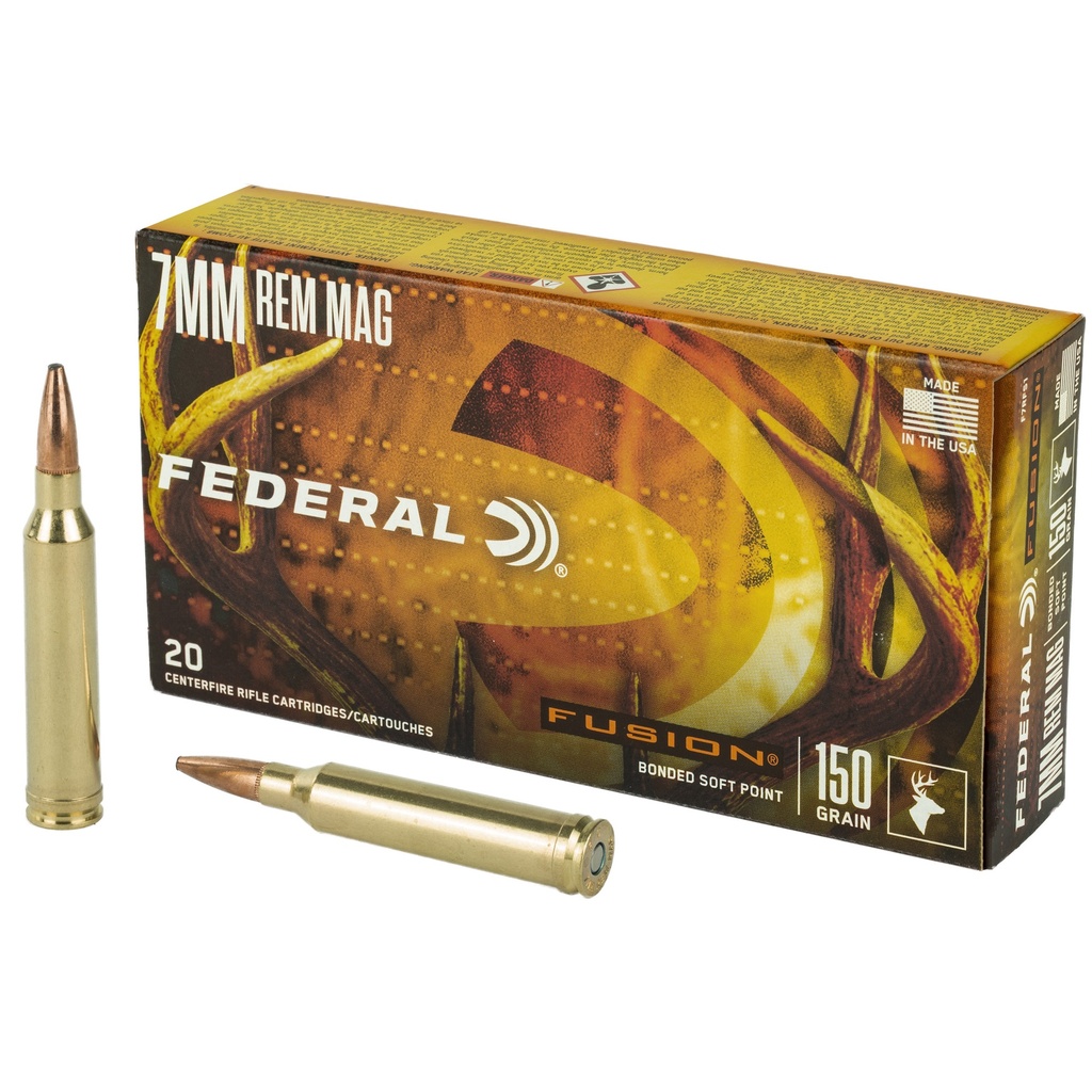 Federal FED FUSION 7MM REM MAG 150GR 20/200