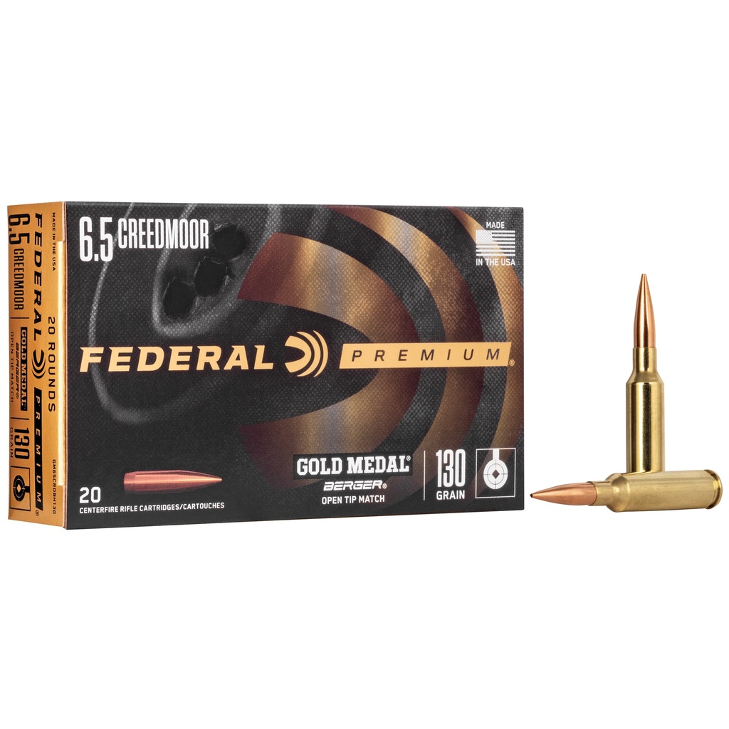 Federal FED GOLD MDL 6.5CM 130GR BERG 20/200