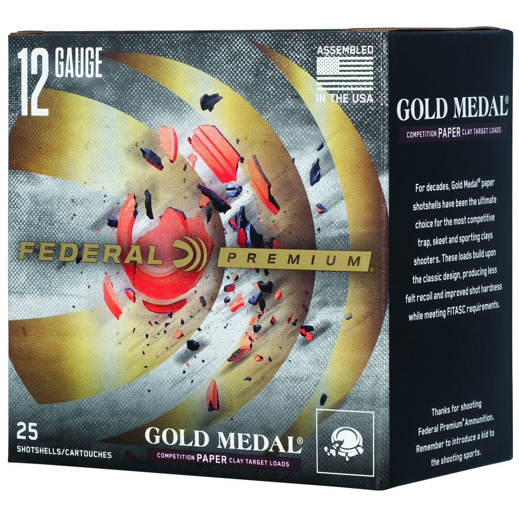 Federal FED GLD MDL 12GA 2.75" 1OZ #7.5 25