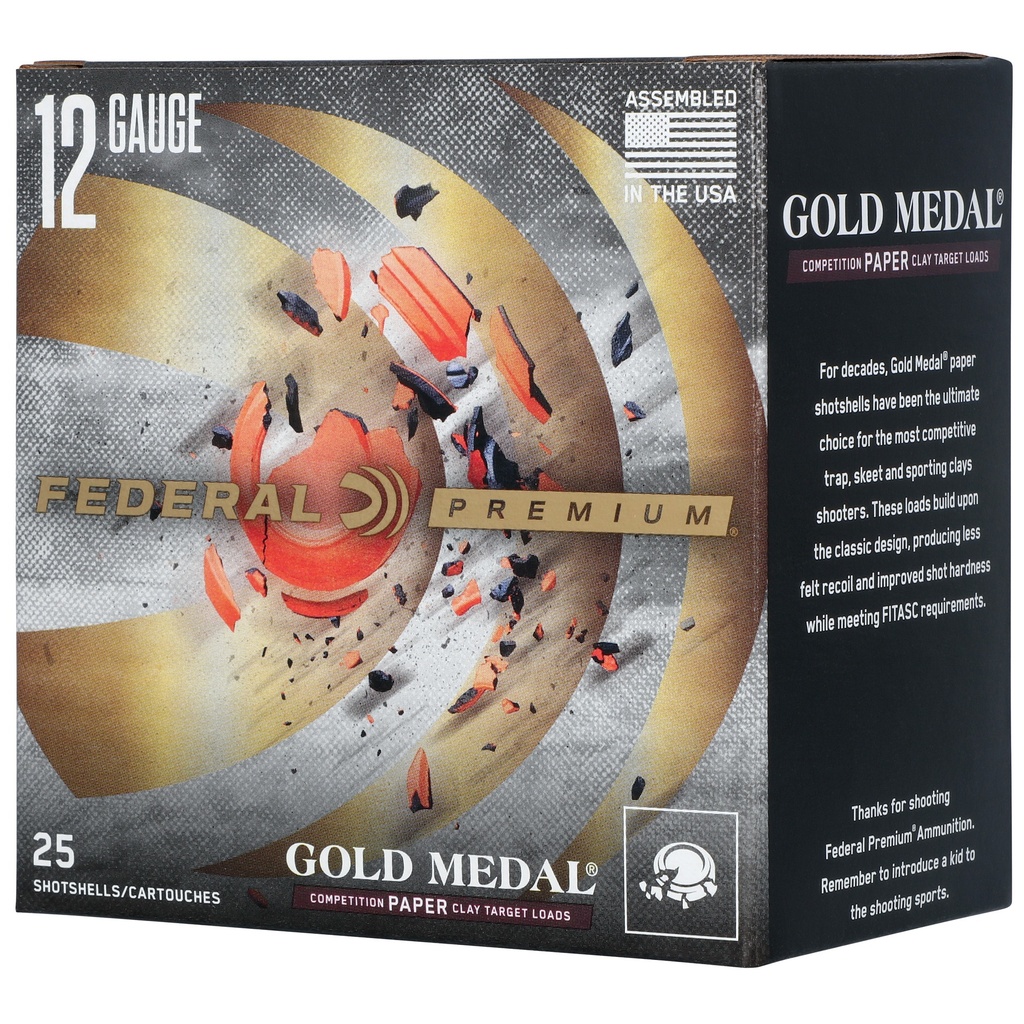 Federal FED GLD MDL PAPER 12GA 2.75" #8 25
