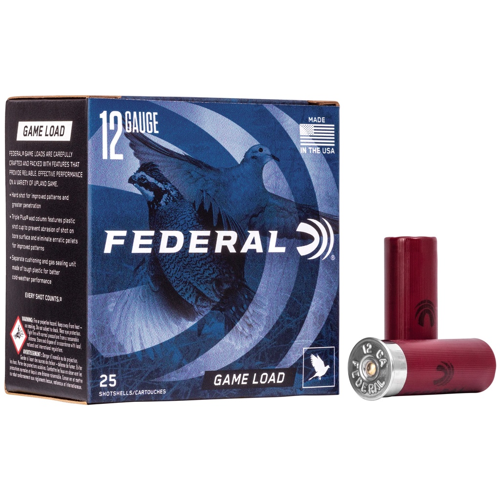 Federal FED GAME LOAD 12GA 2 3/4" #8 25/250