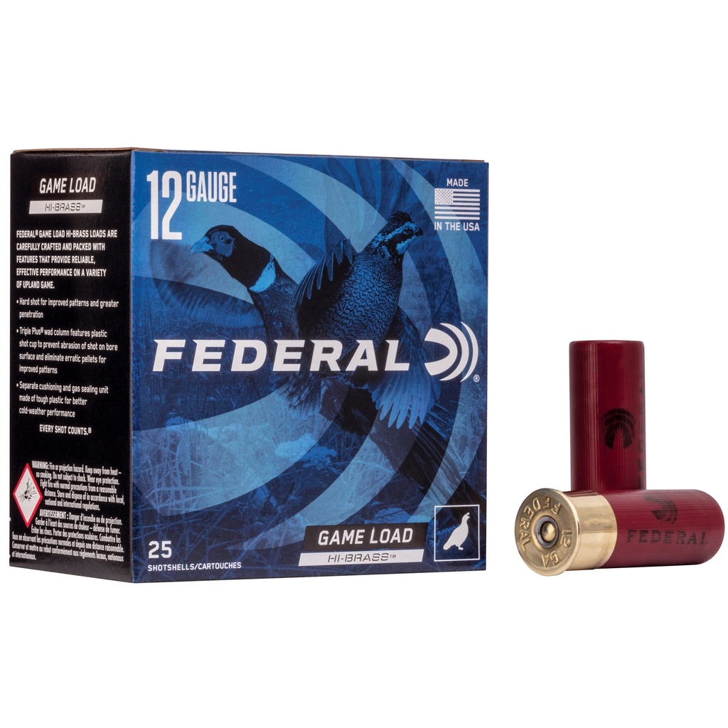 Federal FED GAME LOAD 12GA 2.75" #7.5 25/250