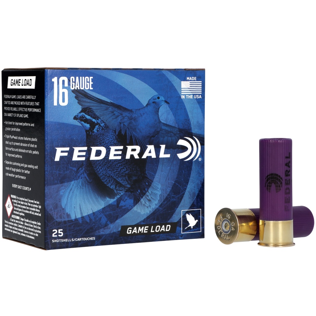 Federal FED GAME LOAD 16GA 2 3/4" #6 25/250