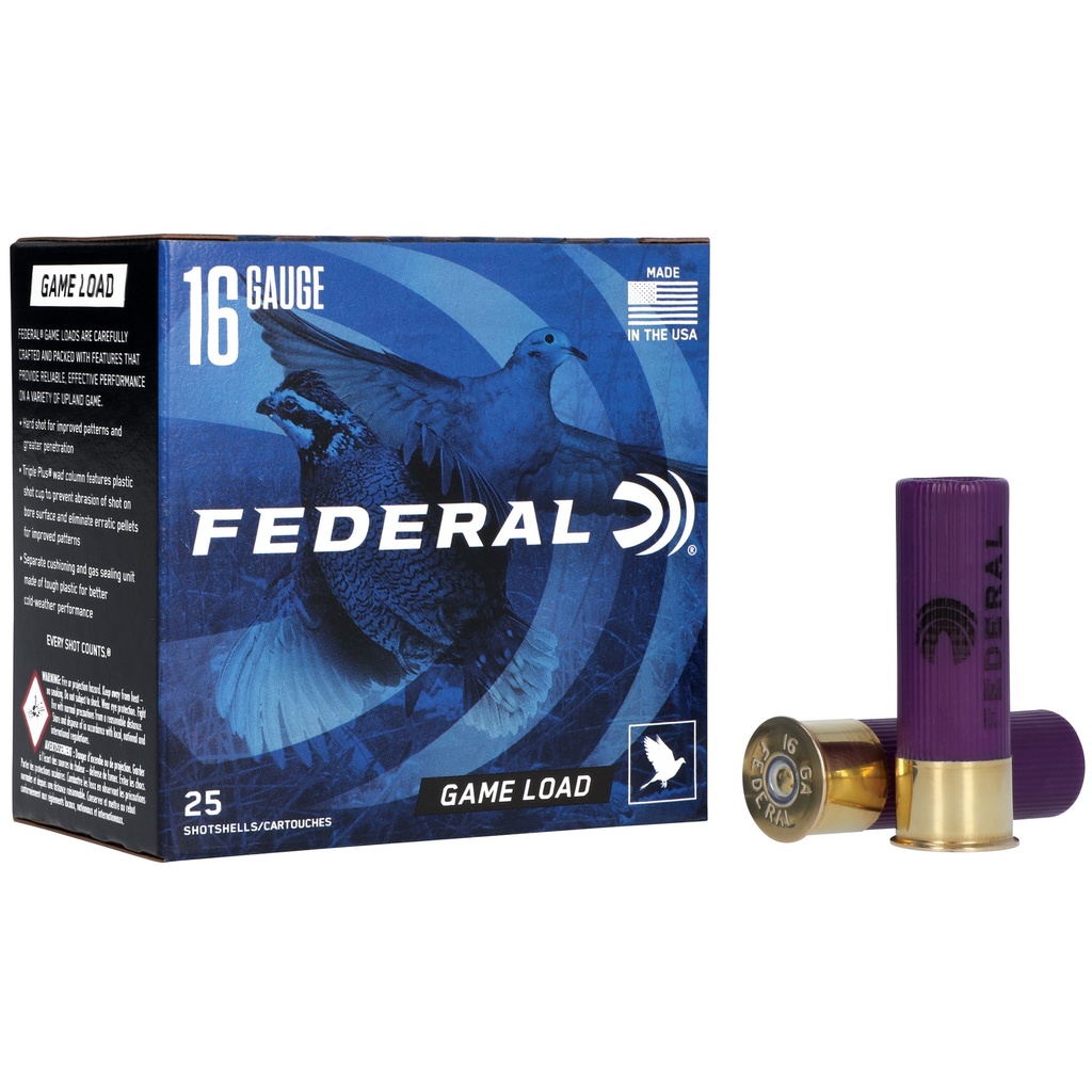 Federal FED GAME LOAD 16GA 2 3/4 #7.5 25/250