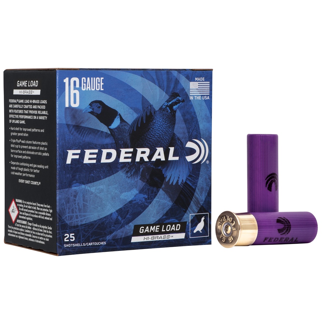 Federal FED GAME LOAD 16GA 2.75" #6 25/250