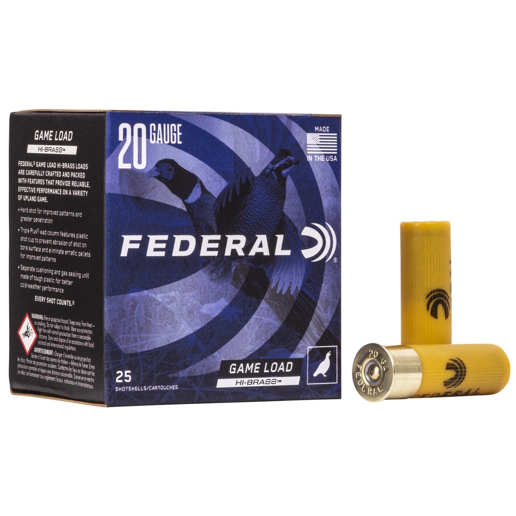 Federal FED GMSHK 20GA 2.75" #7.5 25/250