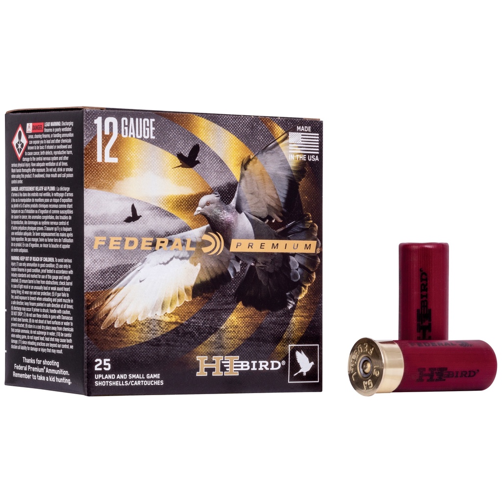 Federal FED HI-BIRD 12GA 2.75" #8 25/250