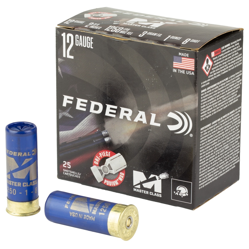 Federal FED MASTER CLASS 12GA 2.75" 1OZ #8