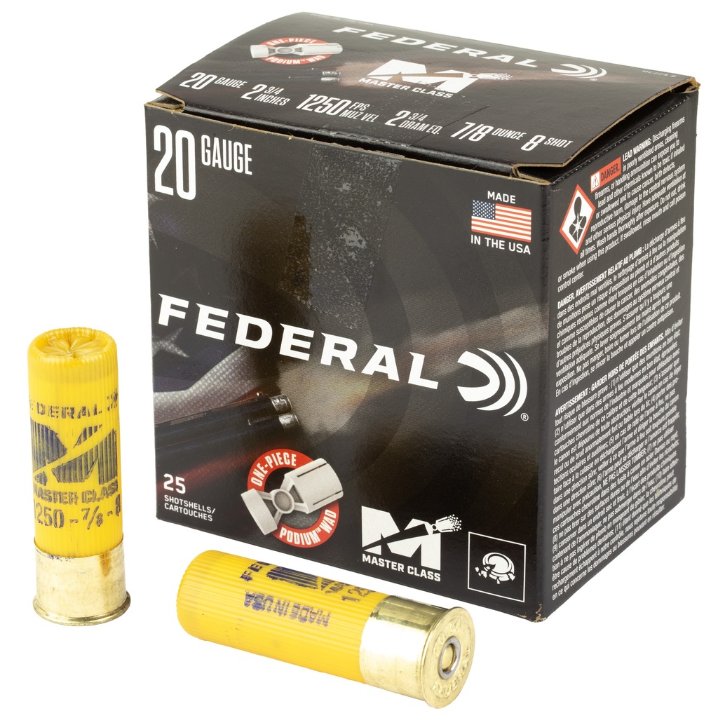 Federal FED MASTER CLASS 20GA 2.75" 7/8OZ #8