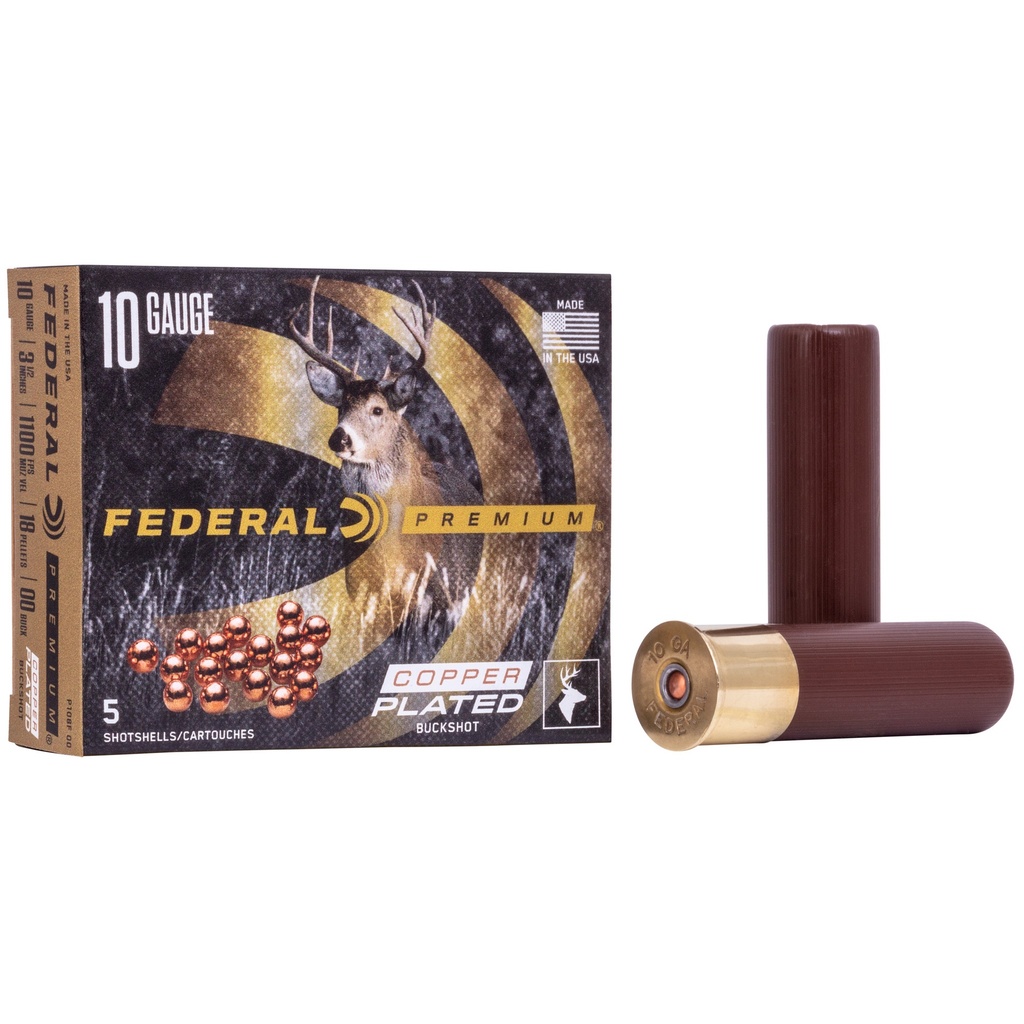 Federal FED PRM VSHOK 10GA 3.5" 00 BUCK 5/50