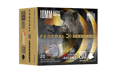 Federal FED TERM ASCENT 10MM 203GR 20/200