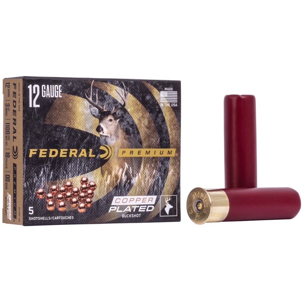 Federal FED PRM VSHOK 12GA 3.5" 00 BK 5/250