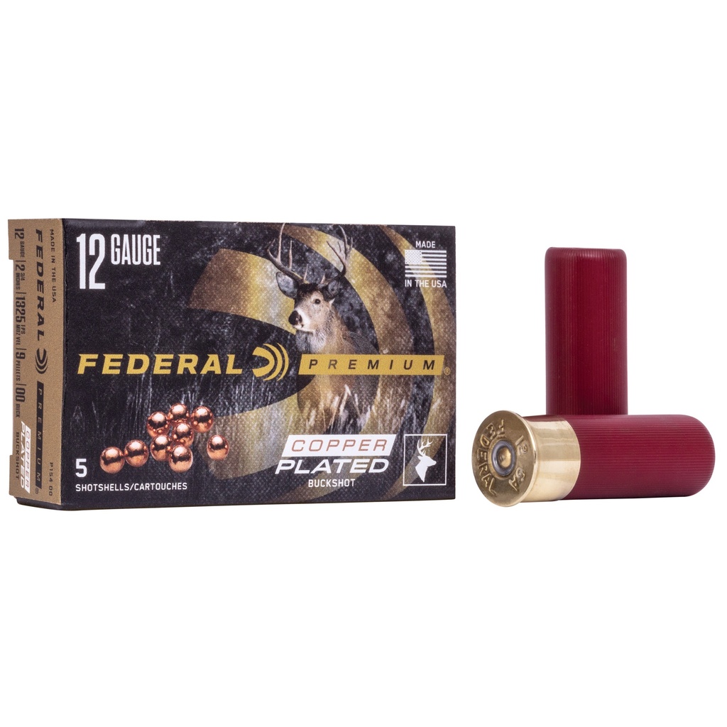 Federal FED PRM VSHOK 12GA 2.75 00 BCK 5/250