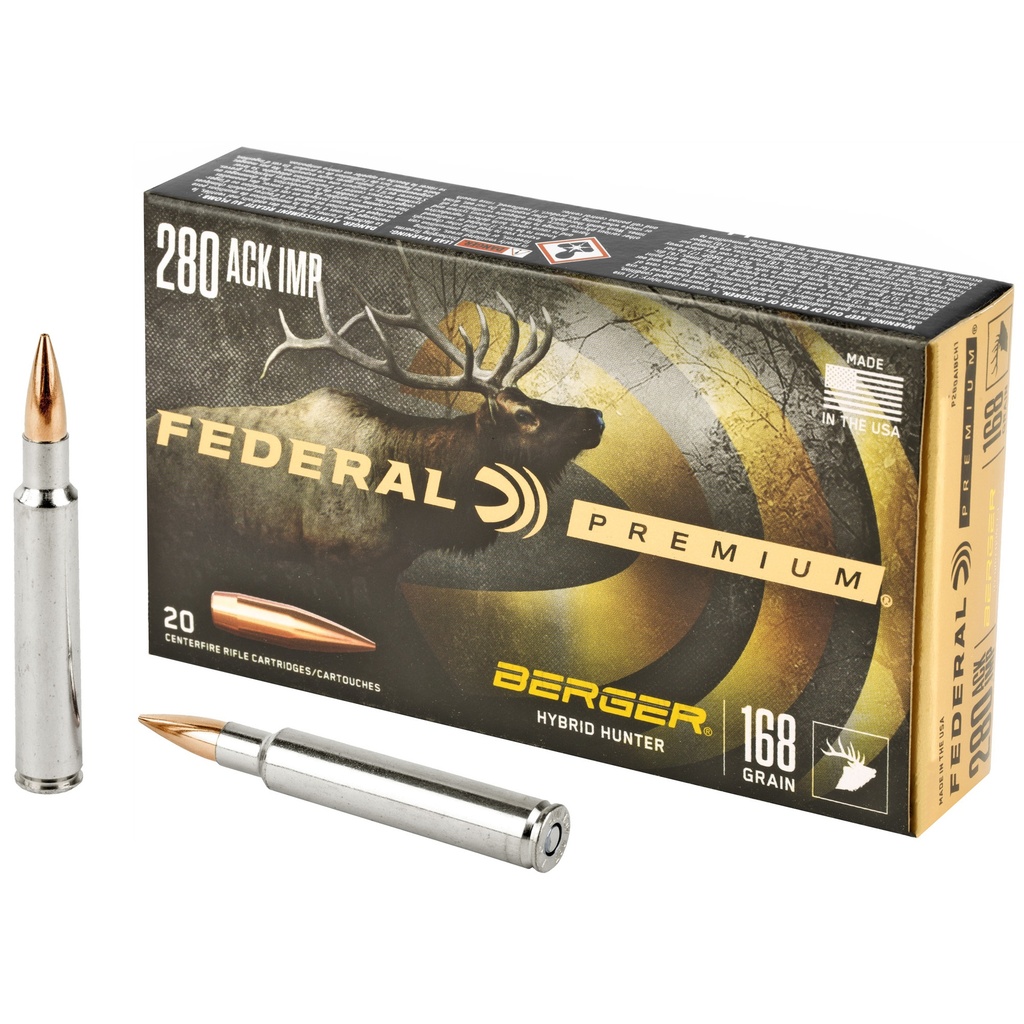Federal FED PRM 280AI 168GR HYB HTR 20/200