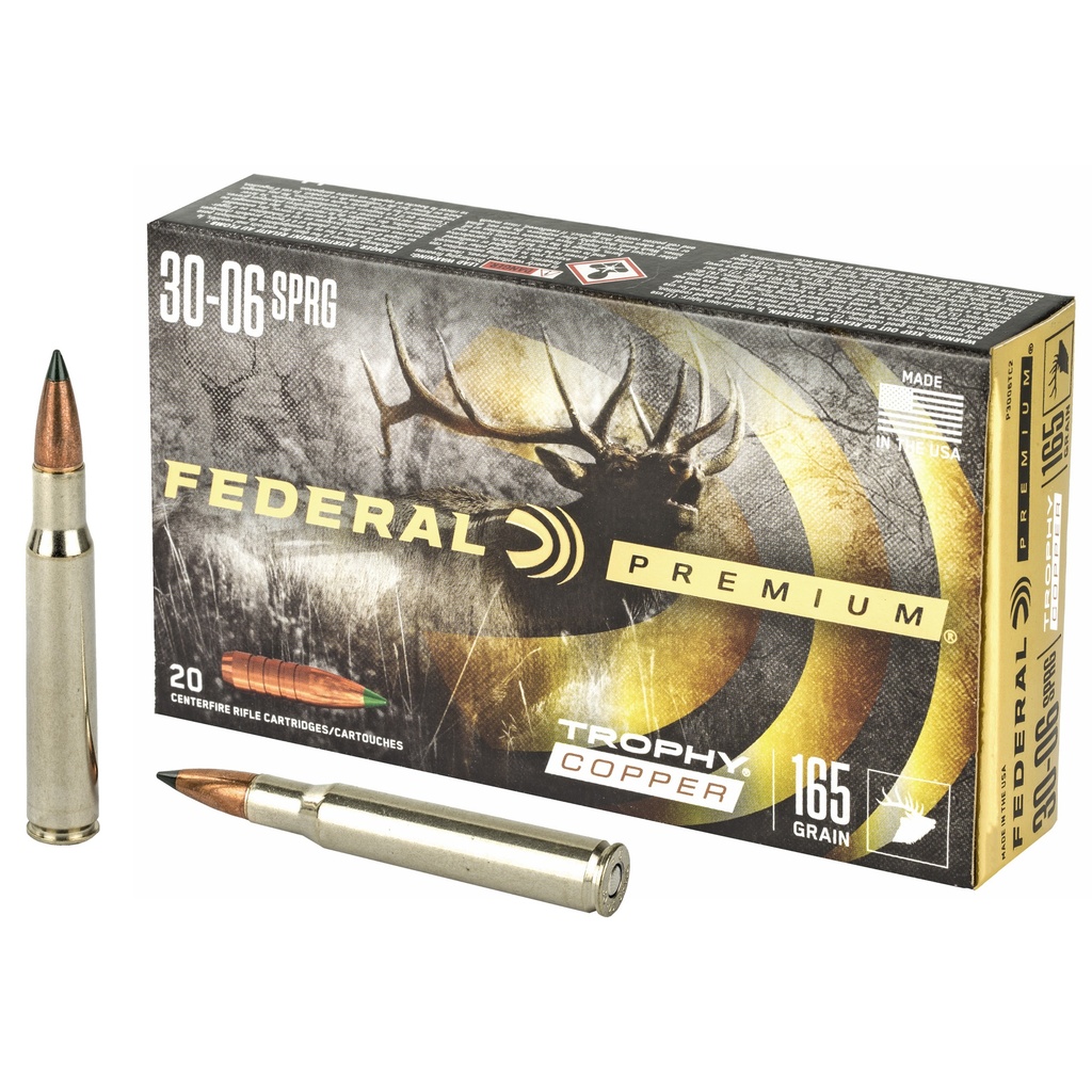 Federal FED PRM 3006 165GR TRPHY CPR 20/200