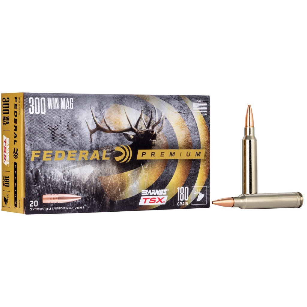 Federal FED PRM 300WIN 180GR BRNS TSX 20/200