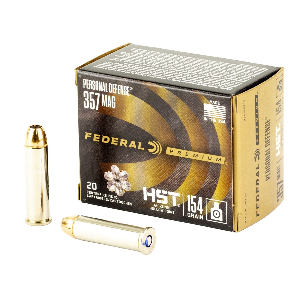 Federal FED PRM 357MAG 154GR HST JHP 20/200