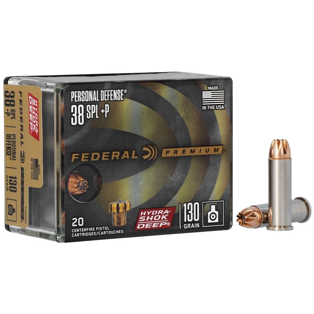 Federal FED HS DP 38SPL+P 130GR 20/200