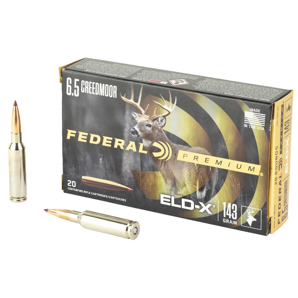 Federal FED PREM 6.5CM 143GR ELD-X 20/200