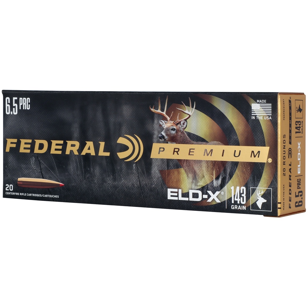 Federal FED PREM 6.5PRC 143GR ELD-X 20/200