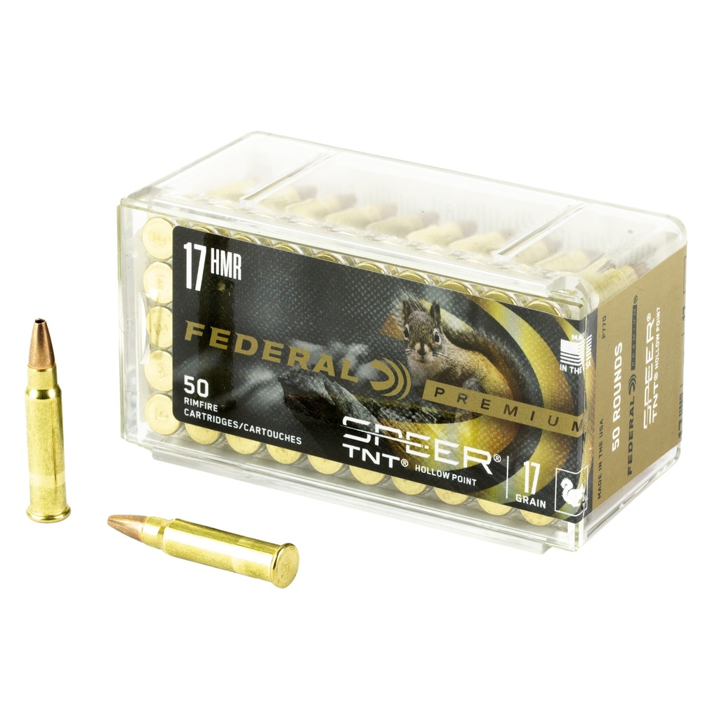 Federal FED PRM 17HMR 17GR SPEER TNT 50/3000
