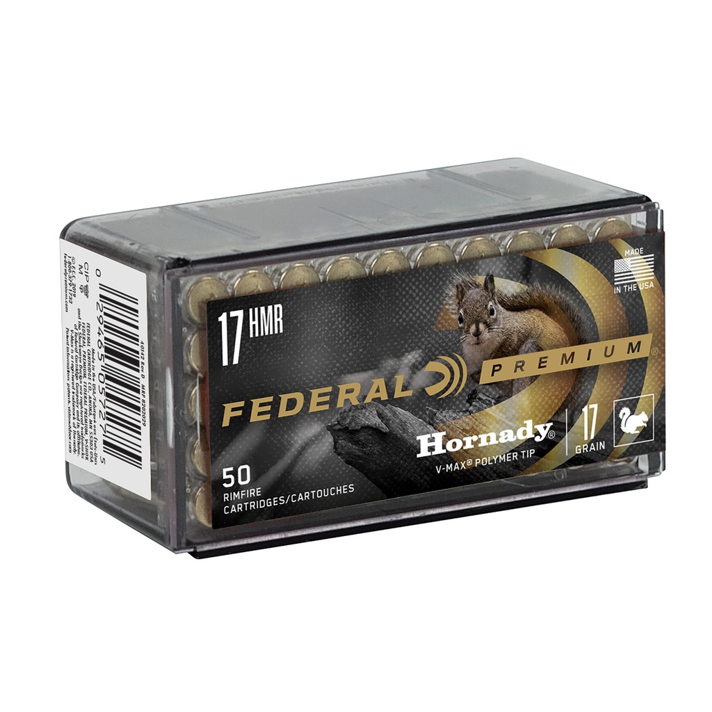 Federal FED PRM 17HMR 17GR V-MAX 50/3000