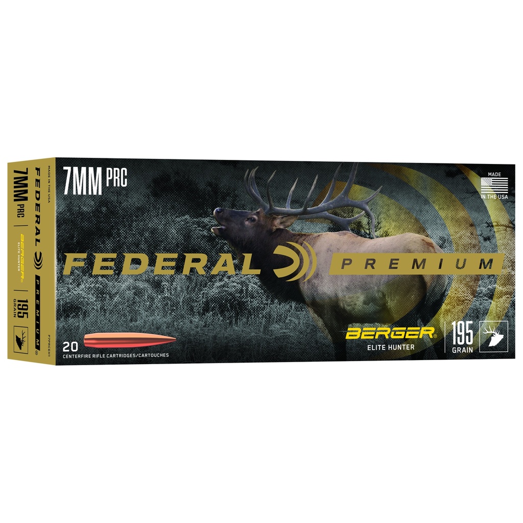 Federal FED ELITE HNTR 7MM PRC 195GR 20/200