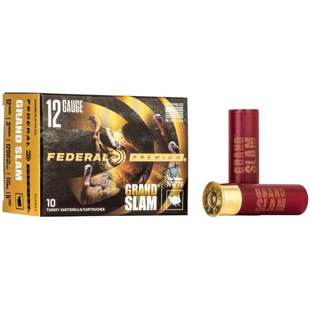 Federal FED GRAND SLAM 12GA 3" #5 1.75OZ 10/