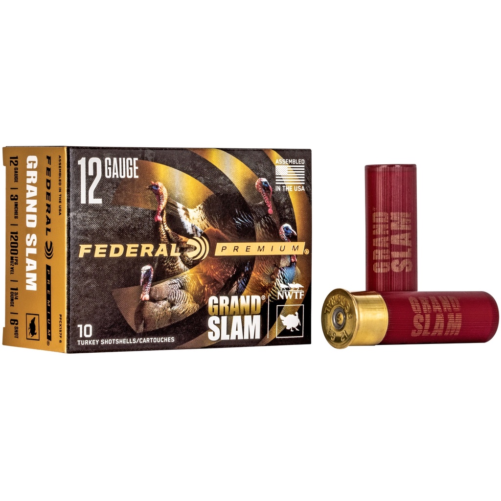 Federal FED GRAND SLAM 12GA 3" #6 1.75OZ 10/