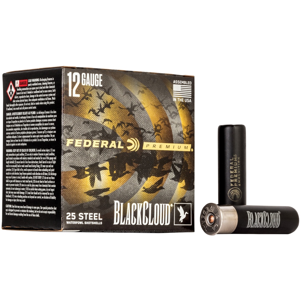 Federal FED BLK CLOUD 12GA 3.5" BB 25/250