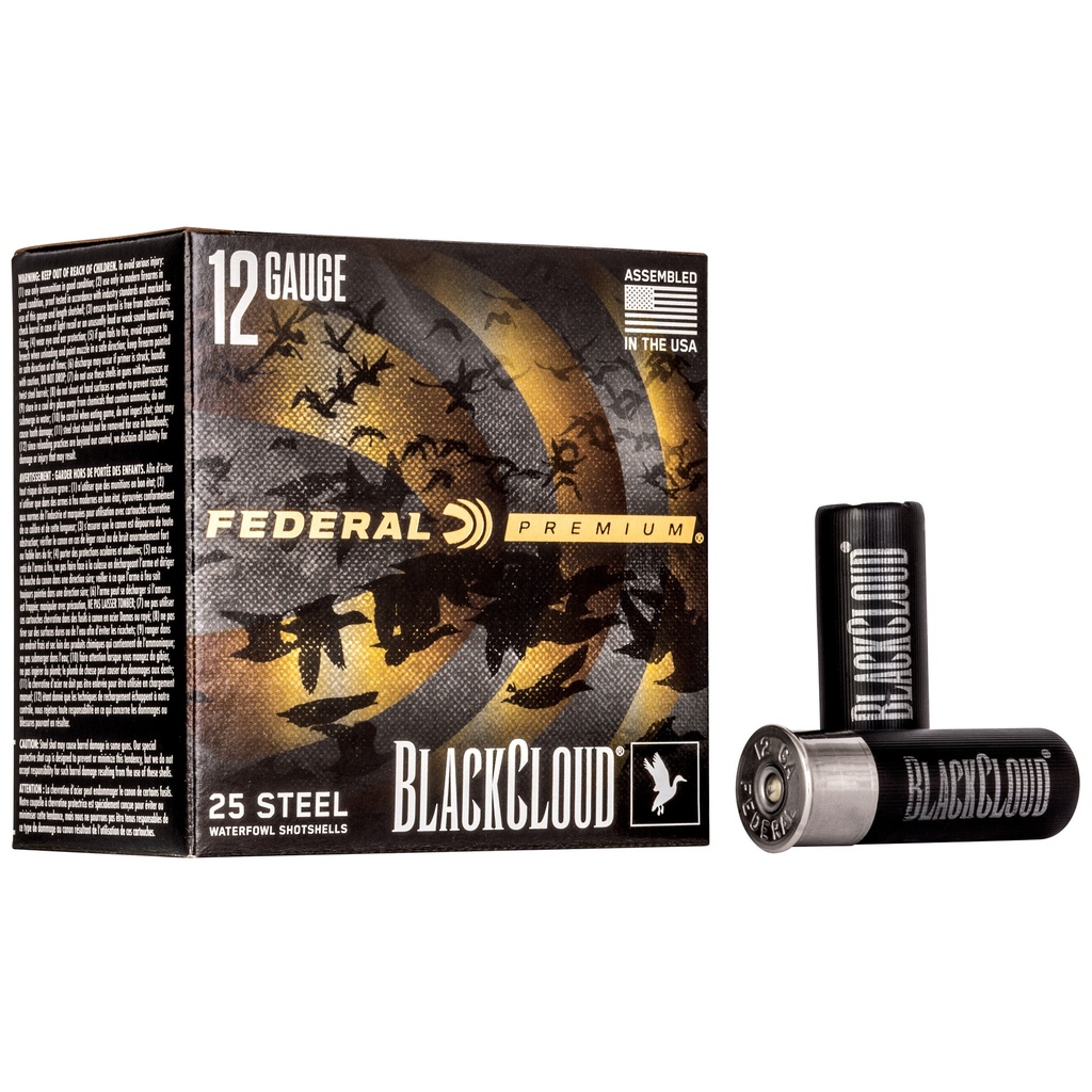 Federal FED BLK CLOUD 12GA 2.75 #4 25/250