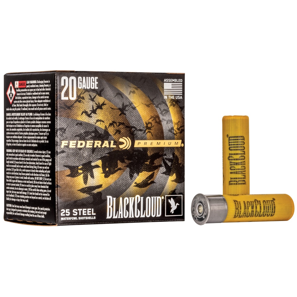 Federal FED BLK CLOUD 20GA 3" #2 25/250