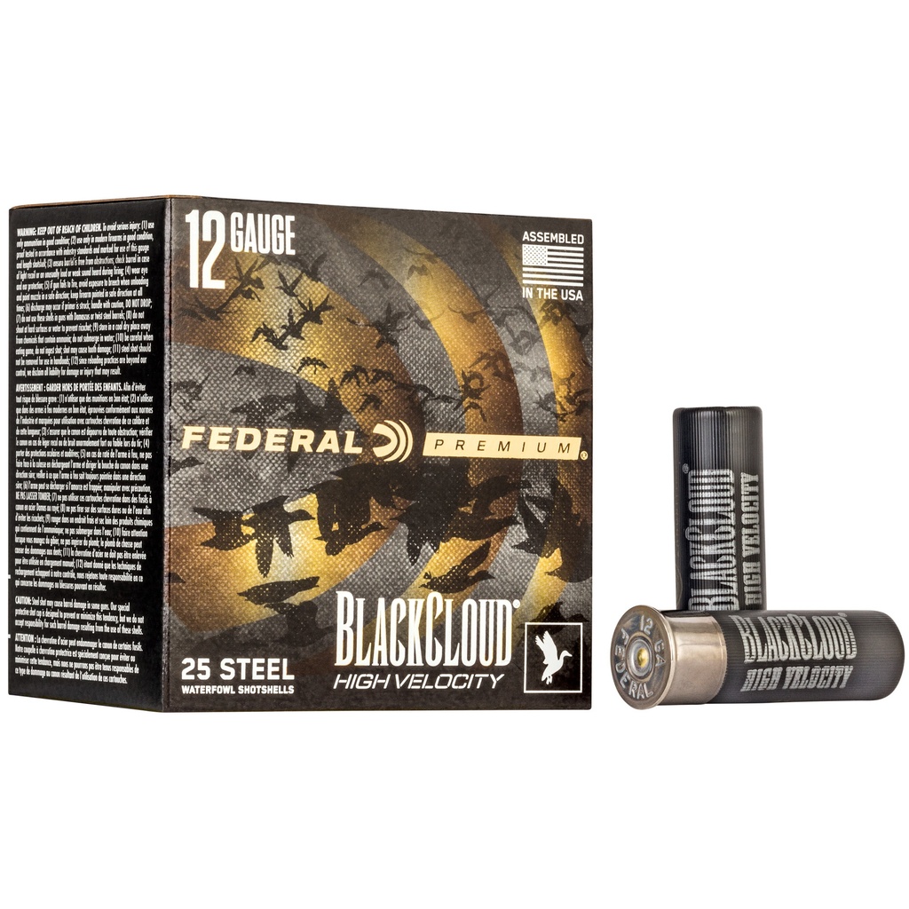 Federal FED BLK CLOUD 12GA 3" #3 HV 25/250