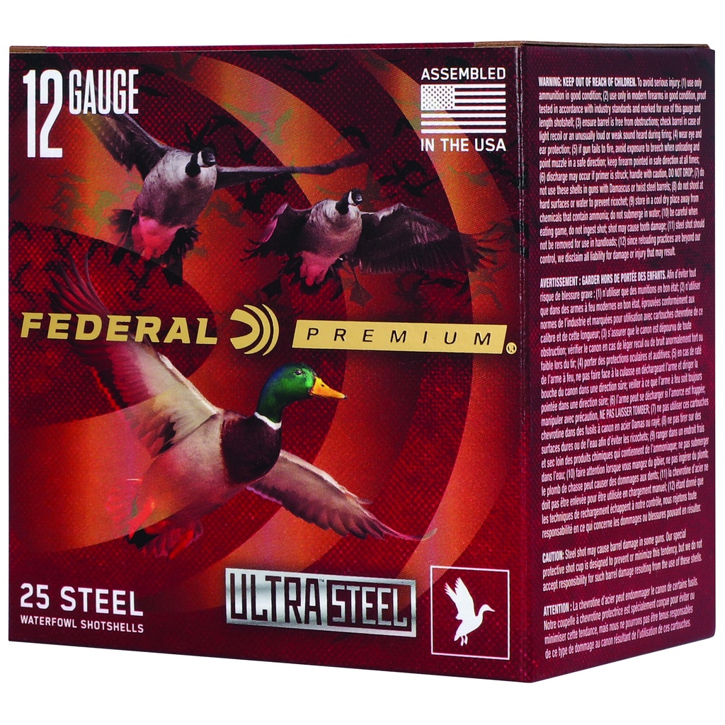 Federal FED ULT STL 12GA 3" 1.25OZ #2 25/250