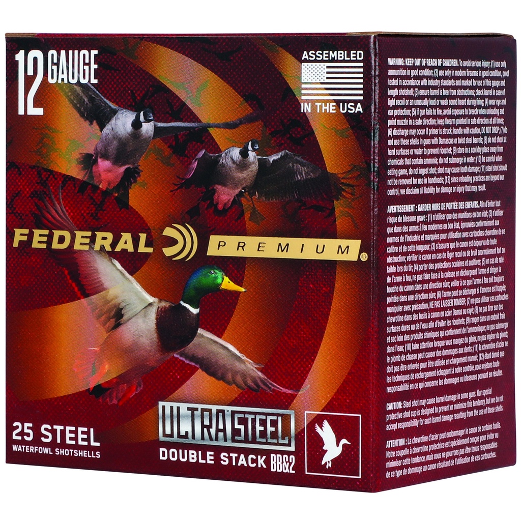 Federal FED ULT STL 12GA 3" BB/#2 25/250