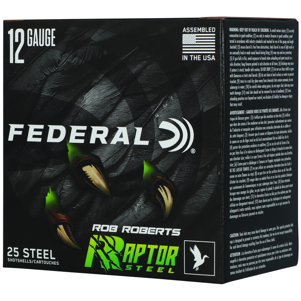 Federal FED RAPTOR STEEL 12GA 3" 1.375OZ #3