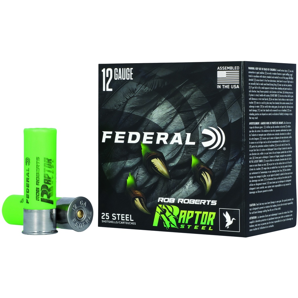 Federal FED RAPTOR STEEL 12GA 3" 1.375OZ #4