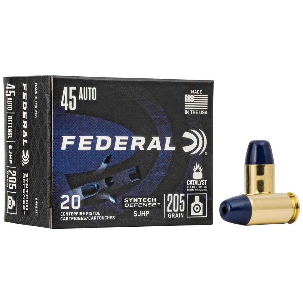 Federal FED SYN DEF 45ACP 205GR SJHP 20/200
