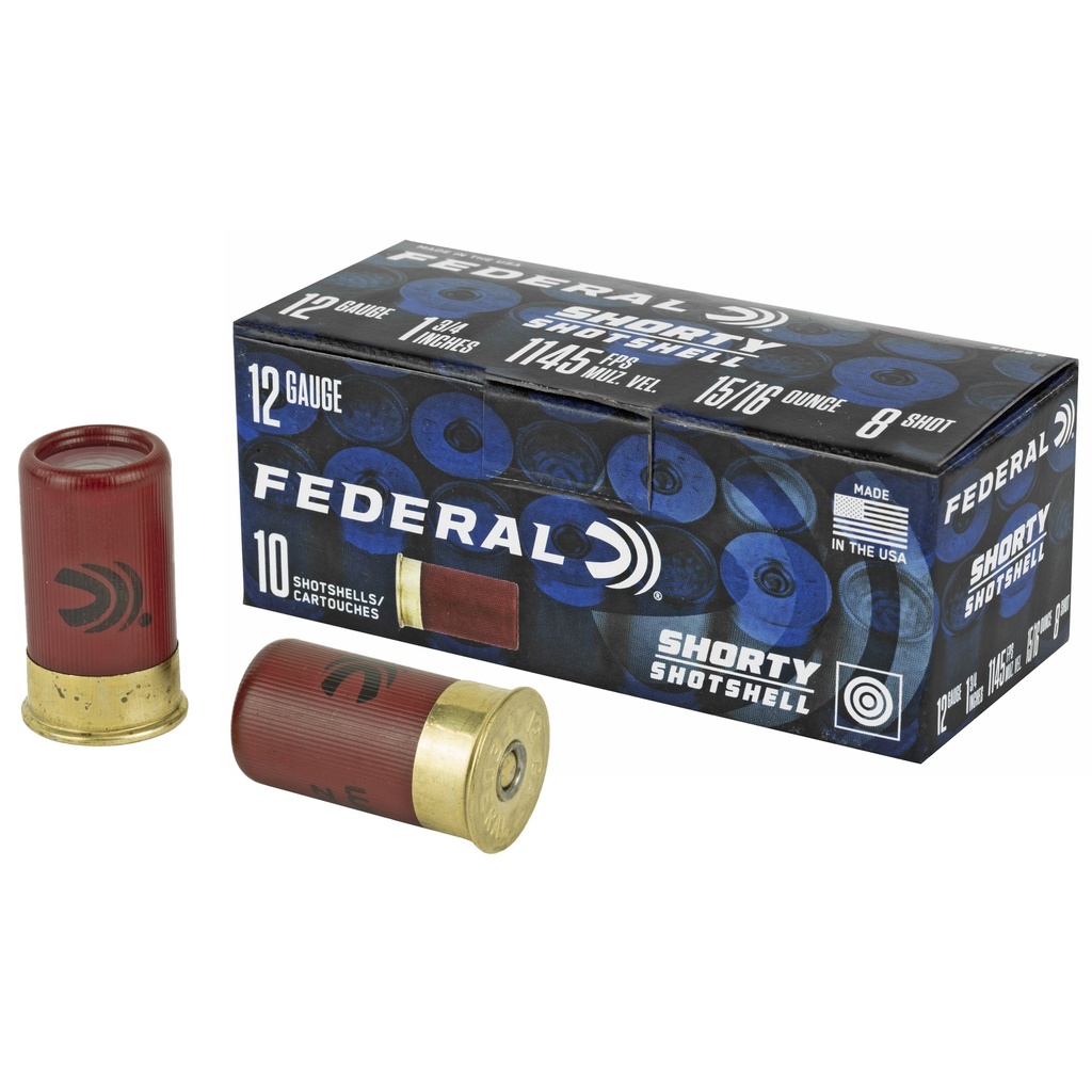 Federal FED SHRTY SS 12GA 1.75" 8SHOT 10/100