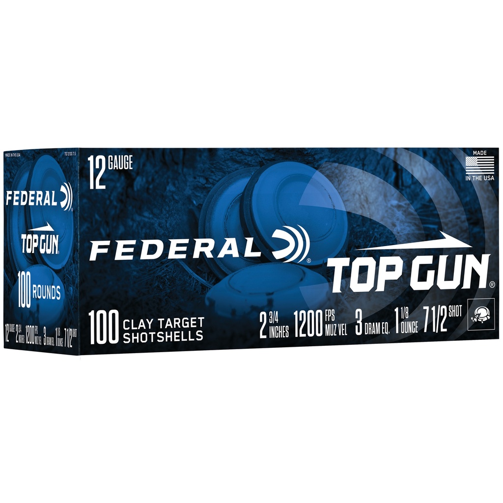 Federal FED TOP GUN 12GA 2.75" #7.5 100/200