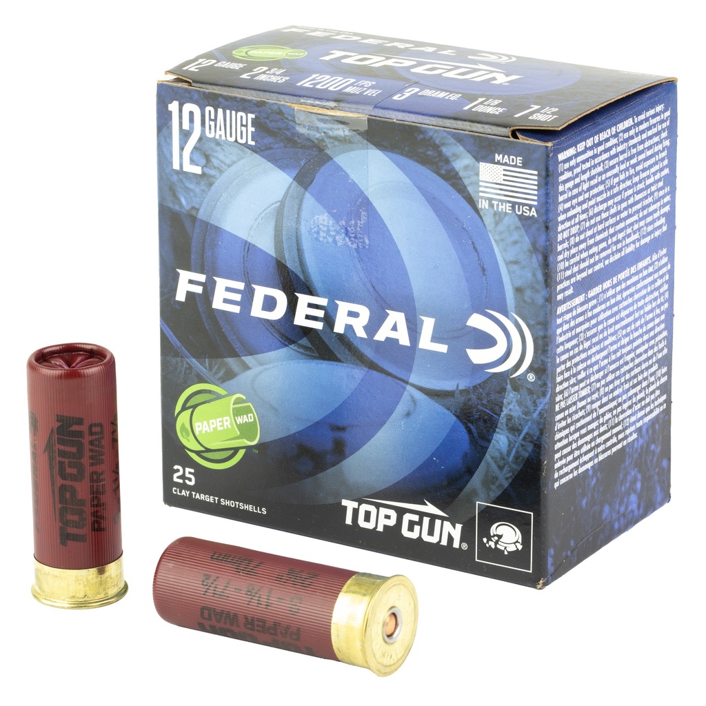Federal FED TOP GUN 12GA 2.75" #7.5 25/250
