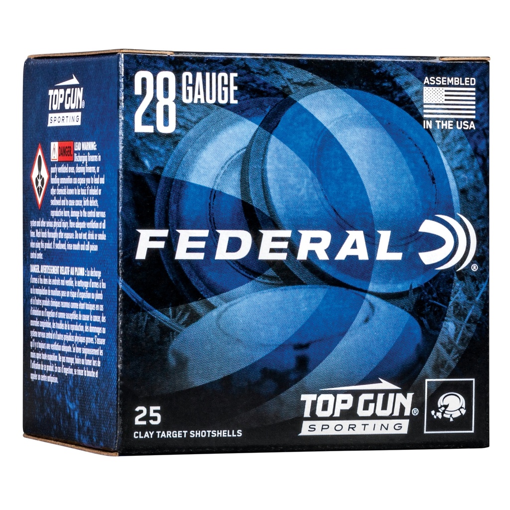 Federal FED TOP GUN 28GA 2.75" #7.5 25/50