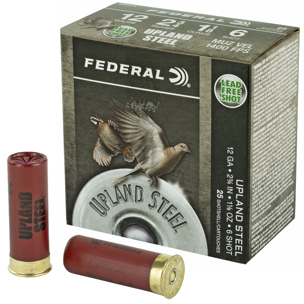 Federal FED FLD/RANGE STEEL 12GA 2 3/4 #6 25